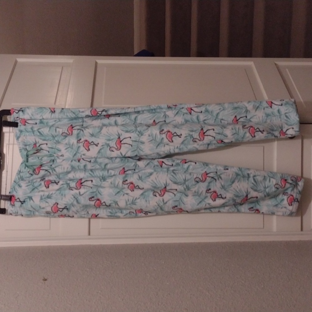 CuddlDuds flamingo lounge/ pajama pants
